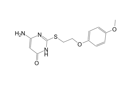 6-amino-2-{[2-(4-methoxyphenoxy)ethyl]sulfanyl}-4(3H)-pyrimidinone