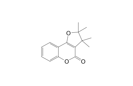 2,2,3,3-tetramethyl-4-furo[3,2-c][1]benzopyranone
