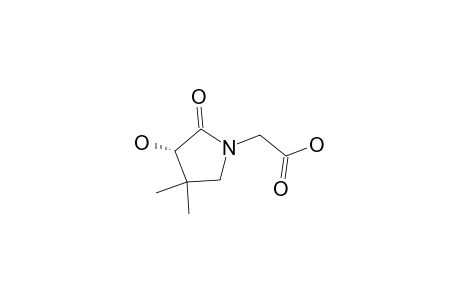 (S)-(3-HYDROXY-4,4-DIMETHYL-2-OXOPYRROLIDIN-1-YL)-ACETIC-ACID