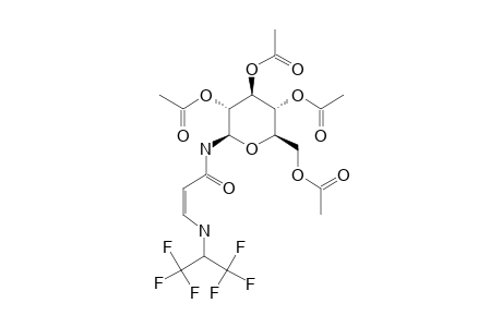 N-(2,3,4,6-TETRA-O-ACETYL-BETA-D-GLUCOPYRANOSYL)-3-(2,2,2-TRIFLUORO-1-TRIFLUOROMETHYLETHYLAMINO)-ACRYLAMIDE
