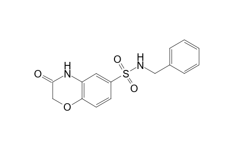 2H-1,4-Benzoxazine-6-sulfonamide, 3,4-dihydro-3-oxo-N-(phenylmethyl)-