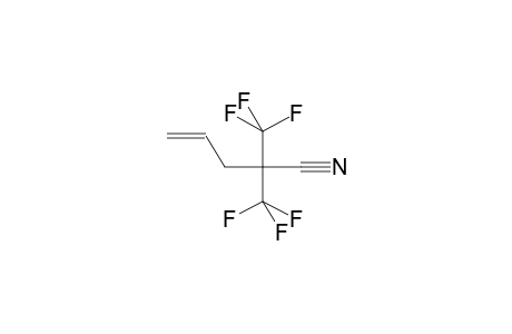 2,2-BIS(TRIFLUOROMETHYL)PENT-4-ENOIC ACID, NITRILE