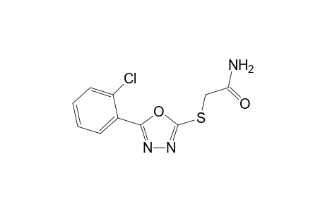 [5-(2-Chlorophenyl)-1,3,4-oxadiazol-2-ylthio]acetamide