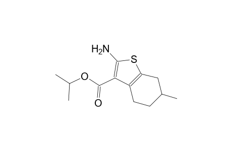 isopropyl 2-amino-6-methyl-4,5,6,7-tetrahydro-1-benzothiophene-3-carboxylate