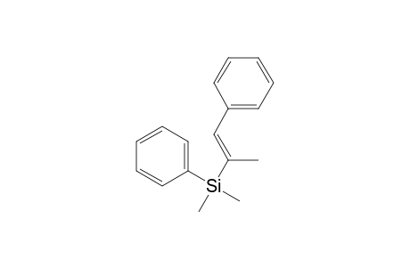 Silane, dimethyl(1-methyl-2-phenylethenyl)phenyl-, (E)-