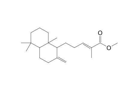 Methyl 5-(decahydro-5',5',8a'-trimethyl-2'-methylene-1'-naphthyl)-2-methyl-2-pentenoate