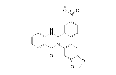4(1H)-quinazolinone, 3-(1,3-benzodioxol-5-yl)-2,3-dihydro-2-(3-nitrophenyl)-