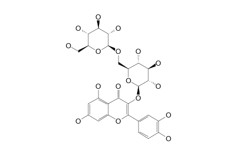 QUERCETIN-3-O-BETA-D-GLUCOPYRANOSYL-(1->2)-BETA-D-GLUCOPYRANOSIDE