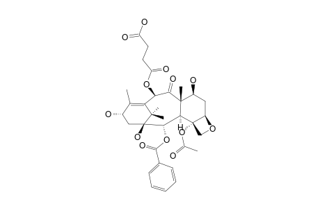 10-DEACETYL-10-O-HEMISUCCINYLBACCATIN-III
