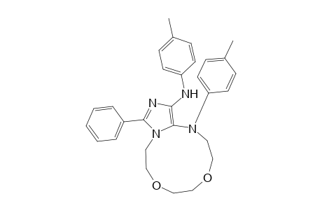 11-Phenyl-N,1-di-4-tolyl-2,3,5,6,8,9-hexahydro-1H-imidazo[1,5-d][1,9,4,6]dioxadiazacycloundecene-13-amine