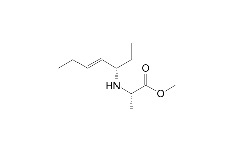 (S)-Methyl 2-((S,E)-hept-4-en-3-ylamino)propanoate