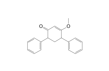 4,6-DIPHENYL-3-METHOXY-2-CYCLOHEXEN-1-ONE