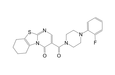 4H-pyrimido[2,1-b]benzothiazol-4-one, 3-[[4-(2-fluorophenyl)-1-piperazinyl]carbonyl]-6,7,8,9-tetrahydro-