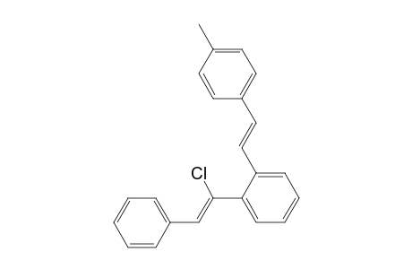Benzene, 1-(1-chloro-2-phenylethenyl)-2-[2-(4-methylphenyl)ethenyl]-