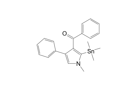 3-Benzoyl-1-methyl-4-phenyl-2-(trimethylstannyl)pyrrole