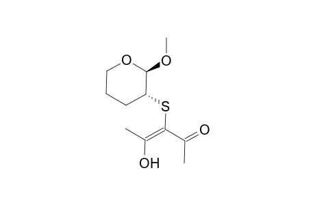 2-Methoxy-3-[(2',4'-dioxopentyl)thio]-2,3,4,5-tetrahydropyran