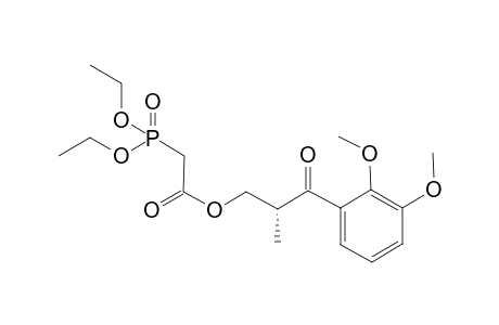 (2R)-3-(2,3-Bis(methoxyphenyl)-2-methyl-3-oxopropyl(Diethoxyphosphinyl)acetate