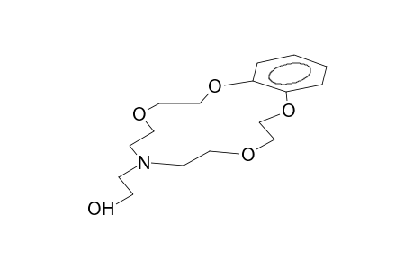 13-(2-hydroxyethyl)-5,6-benzo-1,4,7,10-tetraoxa-13-azacyclopentadecane