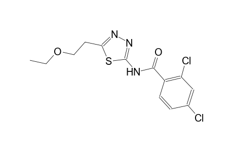 2,4-dichloro-N-[5-(2-ethoxyethyl)-1,3,4-thiadiazol-2-yl]benzamide