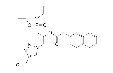 1-(4-(CHLOROMETHYL)-1H-1,2,3-TRIAZOL-1-YL)-3-(DIETHOXYPHOSPHORYL)-PROPAN-2-YL-2-(NAPHTHALEN-1-YL)-ACETATE