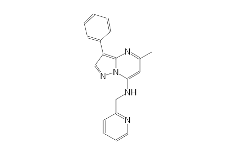 5-methyl-3-phenyl-N-(2-pyridinylmethyl)pyrazolo[1,5-a]pyrimidin-7-amine