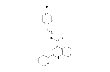 N'-[(E)-(4-fluorophenyl)methylidene]-2-phenyl-4-quinolinecarbohydrazide