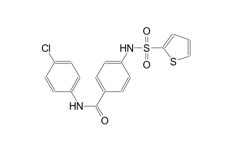 benzamide, N-(4-chlorophenyl)-4-[(2-thienylsulfonyl)amino]-