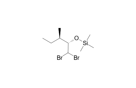 1,1-DIBROMO-3-METHYL-2-TRIMETHYLSILYLOXYPENTANE;ISOMER-#2