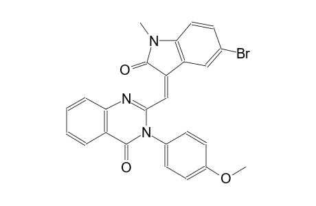 4(3H)-quinazolinone, 2-[(Z)-(5-bromo-1,2-dihydro-1-methyl-2-oxo-3H-indol-3-ylidene)methyl]-3-(4-methoxyphenyl)-