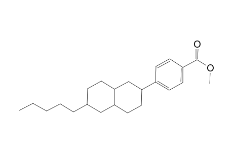 Benzoic acid, 4-(decahydro-6-pentyl-2-naphthalenyl)-, methyl ester, (2.alpha.,4a.alpha.,6.beta.,8a.beta.)-