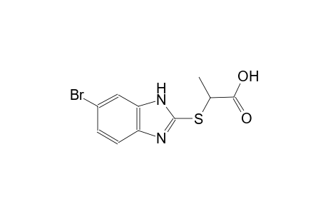 2-[(6-bromo-1H-benzimidazol-2-yl)sulfanyl]propanoic acid