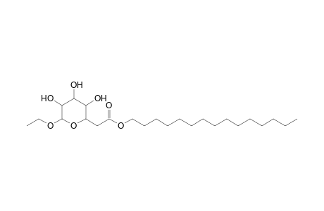 2-Ethoxy-3,4,5-trihydroxy-6-(n-pentadecyloxycarbonylmethyl)tetrahydropyran