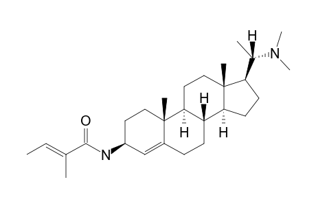 SALIGNARINE-E;(20S)-20-(DIMETHYLAMINO)-3-BETA-(TIGLOYLAMINO)-PREGN-4-ENE