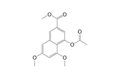 4-acetoxy-5,7-dimethoxy-naphthalene-2-carboxylic acid methyl ester