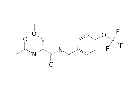 (R)-N-(4'-TRIFLUOROMETHOXY)-BENZYL_2-ACETAMIDO-3-METHOXYPROPIONAMIDE