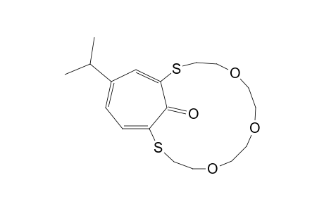 17-Isopropyl-2,14-dithia-5,8,11-trioxabicyclo[13.4.1]eicosan-1(19),15,17-triene-20-one