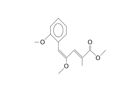 (2E,4Z)-4-Methoxy-5-(2-methoxy-phenyl)-2-methyl-penta-2,4-dienoic acid, methyl ester