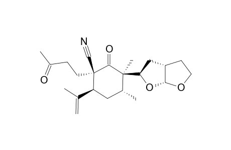 (1S,3R,4R,6S)-3-[(2R,3aS,6aR)-Hexahydrofuran[2,3-b]furan-2-yl]-6-Isopropenyl-3,4-dimethyl-2-oxo-1-(3-oxobutyl)cyclohexanecarbonitrile