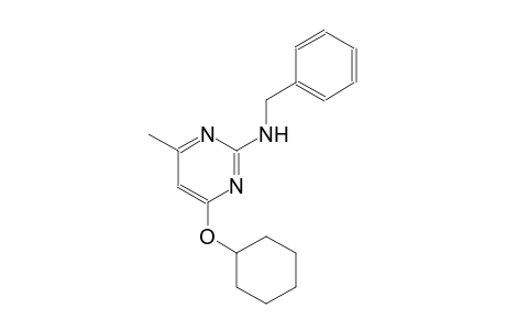 N-benzyl-4-(cyclohexyloxy)-6-methyl-2-pyrimidinamine