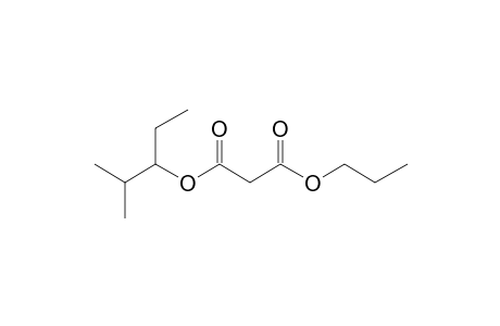 Malonic acid, 2-methylpent-3-yl propyl ester