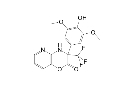 3-(4-Hydroxy-3,5-dimethoxy-phenyl)-3-trifluoromethyl-3,4-dihydro-pyrido[3,2-b][1,4]oxazin-2-one