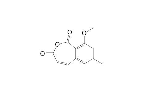 2-Benzoxepin-1,3-dione, 9-methoxy-7-methyl-