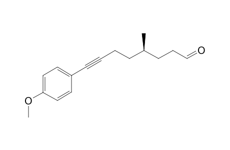 (R)-8-(4-methoxyphenyl)-4-methyloct-7-ynal