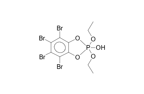 2,2-DIETHOXY-2-HYDROXY-4,5-TETRABROMOBENZO-1,3,2-DIOXAPHOSPHOLANE