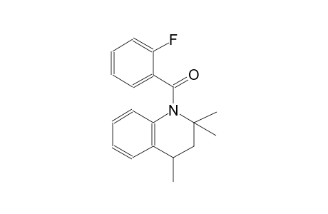 quinoline, 1-(2-fluorobenzoyl)-1,2,3,4-tetrahydro-2,2,4-trimethyl-