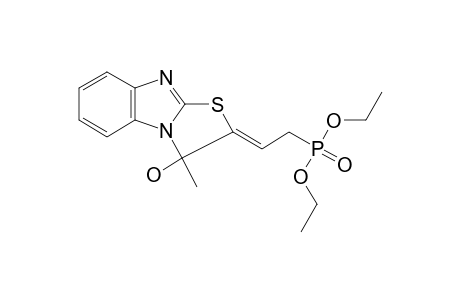 (2Z)-2-(2-diethoxyphosphorylethylidene)-1-methyl-[1,3]thiazolo[3,2-a]benzimidazol-1-ol
