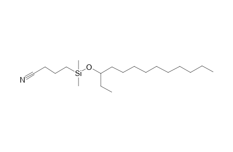 4-[[(1-Ethylundecyl)oxy](dimethyl)silyl]butanenitrile