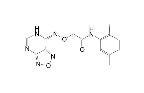 acetamide, N-(2,5-dimethylphenyl)-2-[((7E)-[1,2,5]oxadiazolo[3,4-d]pyrimidin-7(6H)-ylideneamino)oxy]-