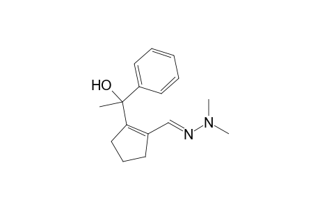 2-(1-Hydroxy-1-phenylethyl)cyclopentene-1-carboxaldehyde N,N-dimethylhydrazone