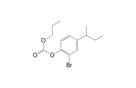 2-Bromo-4-sec-butylphenol, o-(N-propyloxycarbonyl)-